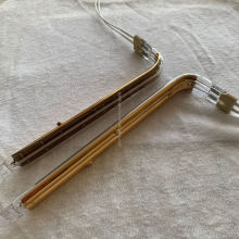 230V 4200W Quartz Halogen Lamp Twin Tube Infrared Emitter