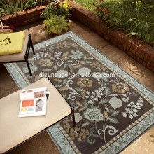 PP hand hooked indoor outdoor carpet rug