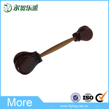 China import toys animal wood rhythm natural castanets