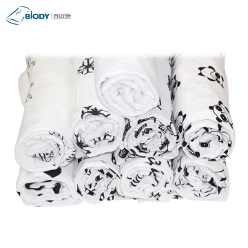 Colorful Organic Cotton Receiving Muslin Kid Blanket