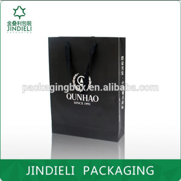 Black custom recycle paper bag