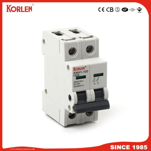 Din Rail Isolator Switch Korlen KNH1 125a 1p