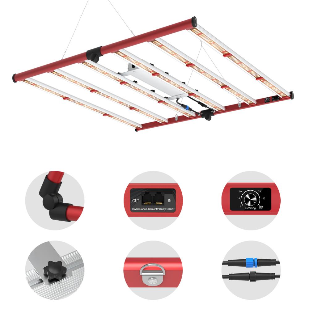 650W 800W 1000W LM301B 301H AGLEX Υψηλή PPF 650W Πλήρες φάσμα LED GROW Light Bar για εσωτερική κατακόρυφη εμπορική ιατρική φυτά