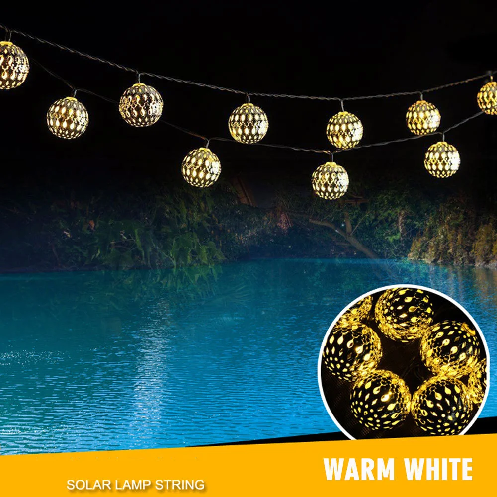 Waterproof Outdoor Warm White Morocco LED Light String