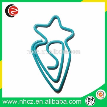 Plant shaped different kinds paper clips