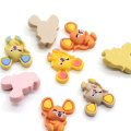 Super mignon deux tailles Miniature dos plat résine souris charmes Kawaii artisanat vente chaude Slime faisant des accessoires