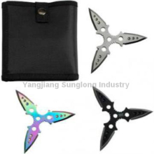 throwing knife/throwing star/ninja star with nylon bag packing 1206