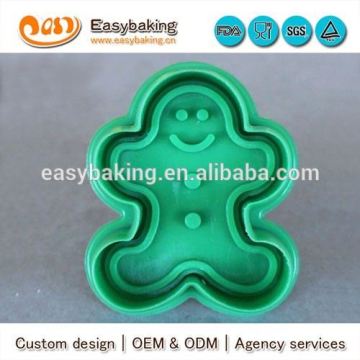 wholesale gingerbread man plastic cookie cutters custom cookie cutters