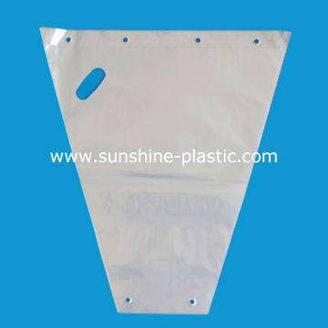 PP Plain Plastic Flower Bag with blockedheader