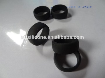 embossed silicone rubber wedding rings