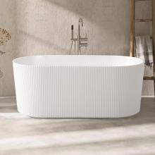 Modern Simple Design Freestanding Acrylic Bathtub for Hotel Bathroom