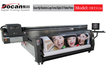 Large format uv inkjet digital vinyl printer