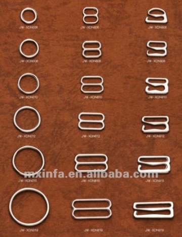 Chrome plated bra ring/bra slider/bra hook