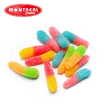 Sour Mini Neon Gummy Worms Candy