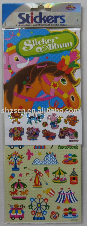 Sticker book/mobile protective sticker/cartoon sticker