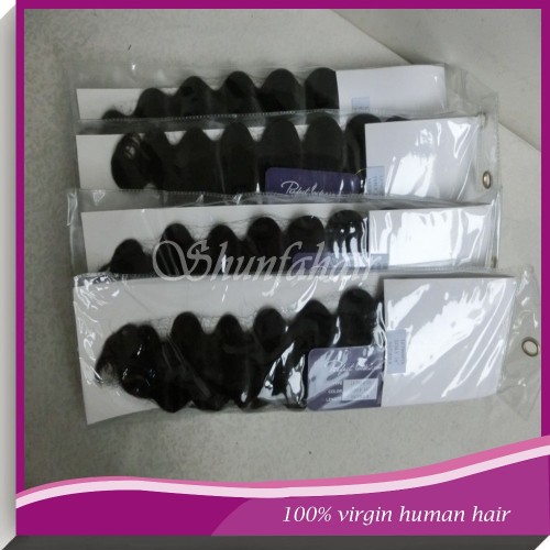 6a raw unprocessed natural color 10-30" wefts , 2 sewing heads weft machine , Indian virgin human hair weft