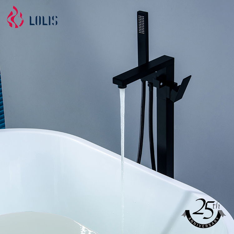 51005 brass floor mounted free standing bath faucet