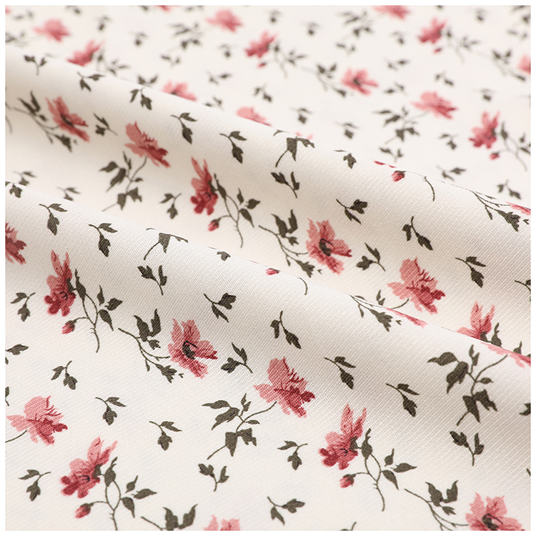 Chinesische kundenspezifische umweltfreundliche Textil 30*30100% Bio-Baumwoll-Twill Digitaldruckstoff Stoff