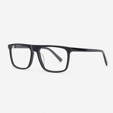 Rectangular Hand-made Men's Optical Frames 21A3113