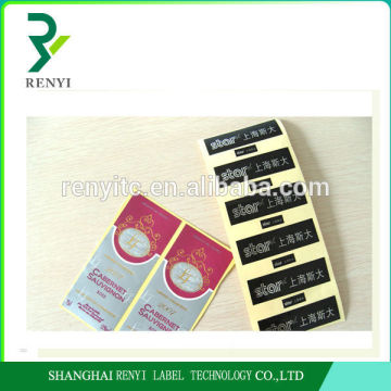 custom logo printed adhesive sticky labels