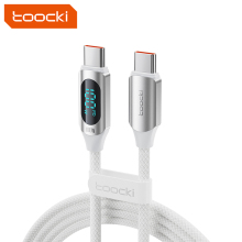 Toocki Factory PD 100W Nylon Braided Aluminum Mobile Phone Holder Charging Cable