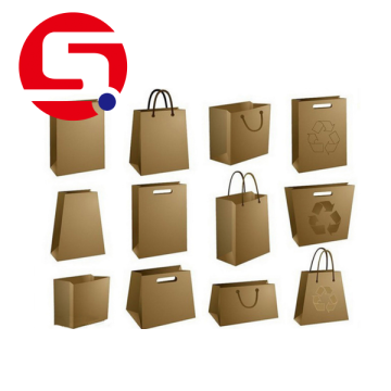 Custom kraft paper shop bags