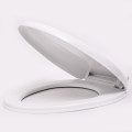 White Toilet Seat Round with Cover