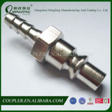 Hose Tail ARO Type Quick Plug With Brass Nickel-Plated