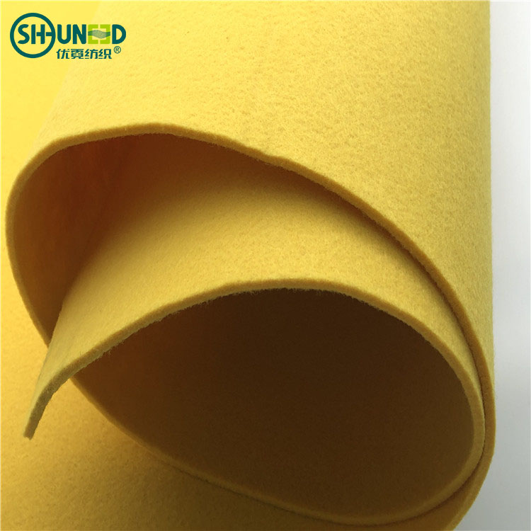 3mm thick sound insulation polyester needle punch nonwoven felt fabric fire retardant felt for carpet and embroidery stabilizer