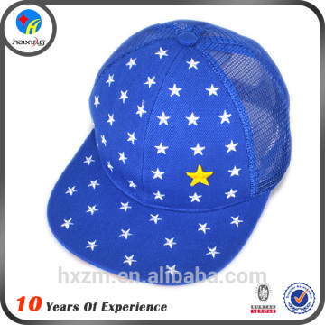 Low profile half mesh trucker caps and hats men