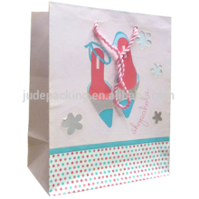 Jude Packing paper bags,glitter,flocking,hotstamping,paper bags with tag