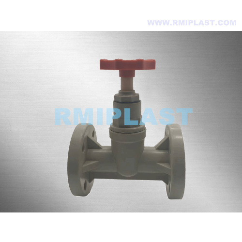 PP Globe Valve Plastik Plumbing Shut Off Valve