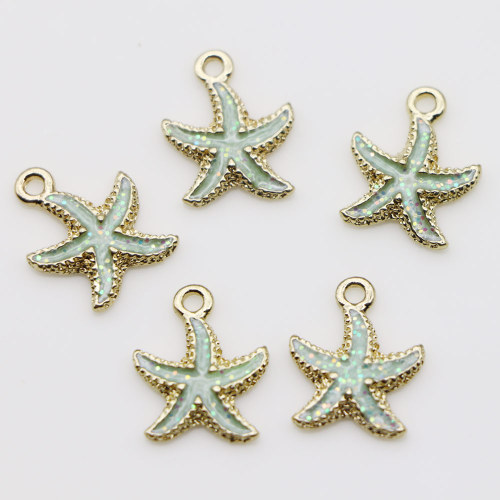 Glitter Sea Animal Star Girls Earring Pendants Ornament DIY Craft Beads Jewelry Factory Supply