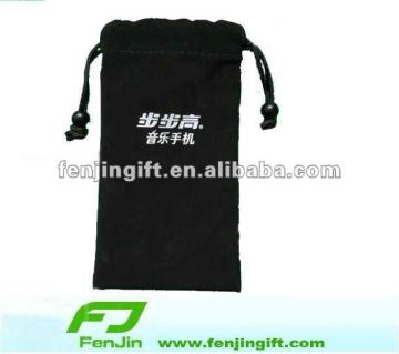 promotion drawstring mobile sock,mobile pouch