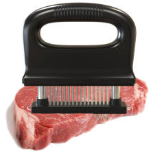 Stainless Steel Meat Tenderizer Tool for Steak, Beef, Turkey, Chicken, Veal, Pork, and Fish Needles