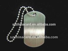 Stainless Steel Metal Military Army engraved metal tags