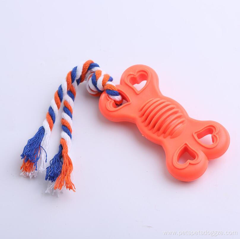 Dog chew toy with cotton rope pet products