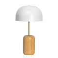 مصابيح طاولة خشبية كلاسيكية من ليدر