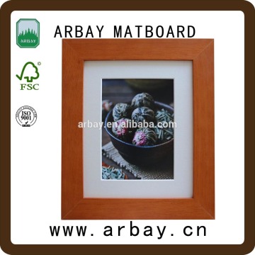 hot sale wholesale photo frame mat board frames picture cardboard photo frame A4