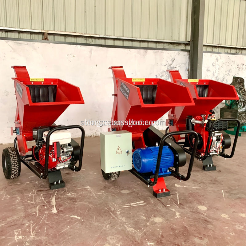 Enjin petrol mini taman kayu chipper dengan 15hp