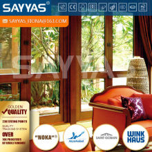 wooden exterior double door single hinged French door