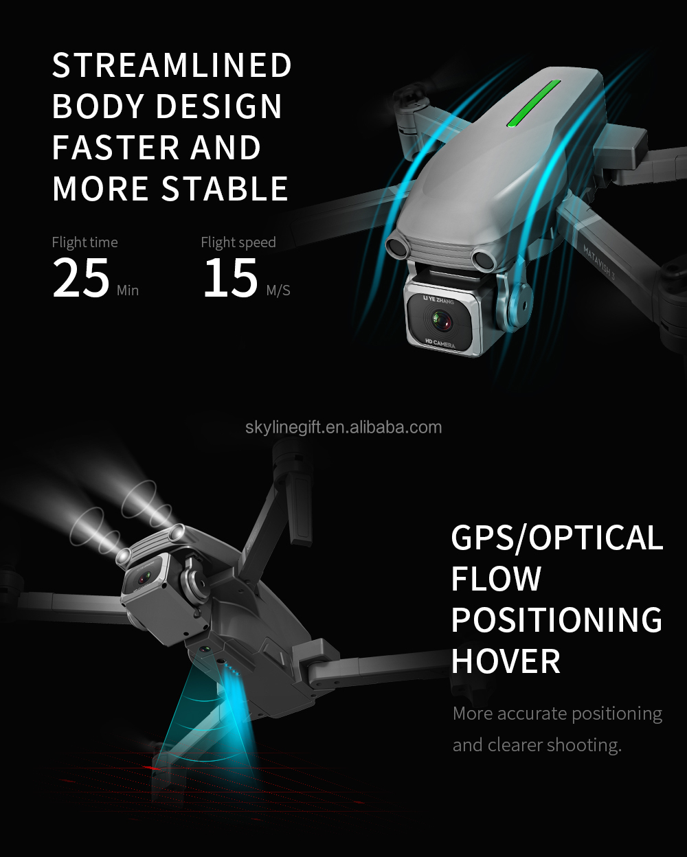 L109 Drone GPS 4K HD Camera 5G WIFI FPV Brushless Motor Foldable Selfie Drones Professional 1000m Long Distance RC Quadcopter