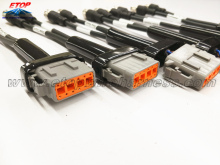 Custom Deutsch connectors assemblying