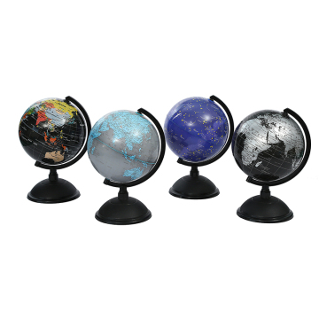Interactive Educational Globe: Creative World Map with Levitating Geographic Constellations
