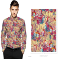 100% Baumwolle Satin Satin Digital Print Shirt Stoff