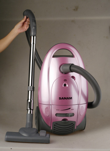 pink speed control vacuum cleaner