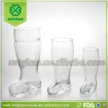 wholesale popular boot shape beer glass bottles