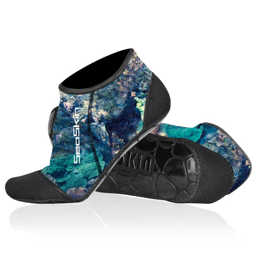 Seaskin 3mm Camoflague Neoprene Diving Fin Socks