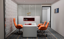 White Low Documents Collection Office Storage with Patent