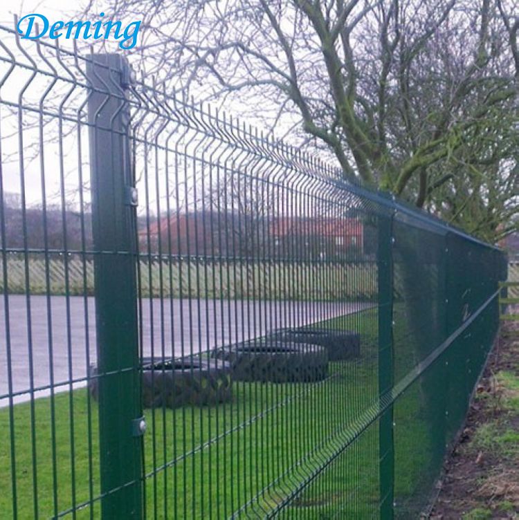 powder coated garden 3D curved welded mesh fence for sale